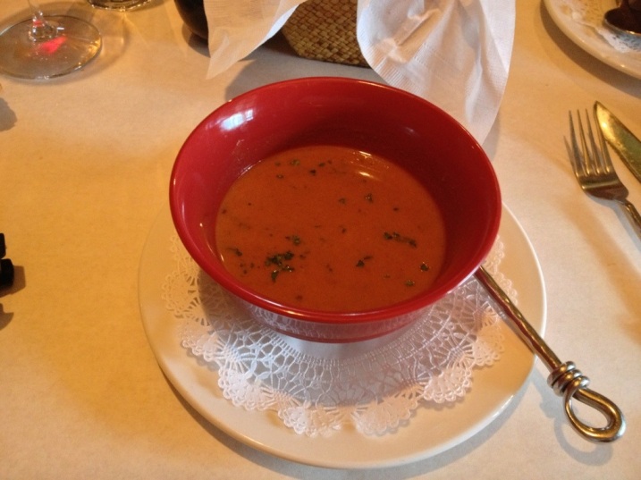 Red Chile Soup from Downtown Bistro