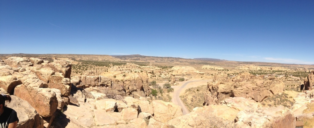 Panoramic view from Acoma